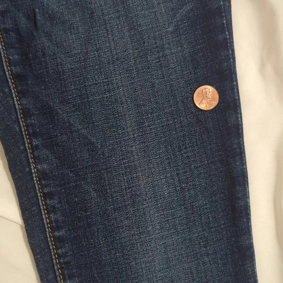 Abercrombie & Fitch Low Rise Distressed Skinny Jeans, Color Blue Size 2S - Picture 14 of 15